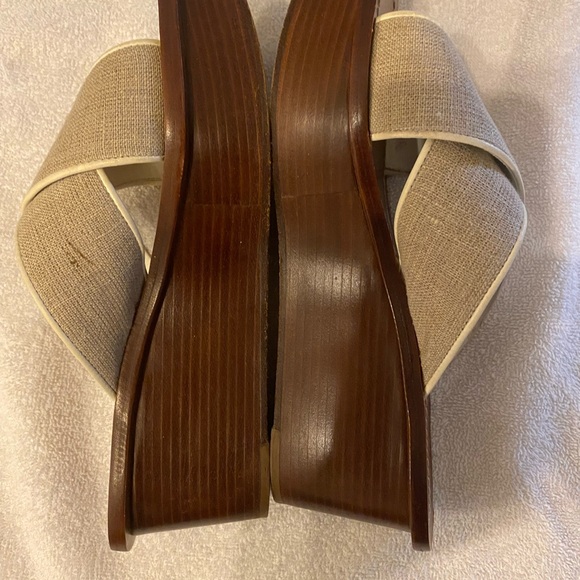 Tory Burch Culver Linen wedge - Picture 6 of 9